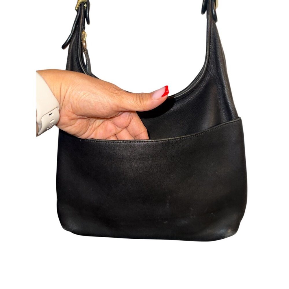 Old Vintage COACH Legacy Hobo One Shoulder Bag 9058 Black - Picture 2 of 16